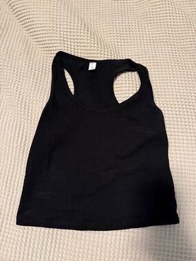 Black Racerback Tank Top - Unbranded